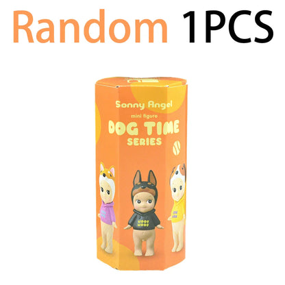 75-Style Kawaii Sonny Angel Mini Figure Blind Box – Dreaming Dogtime Collectible Doll for Kids & Fans