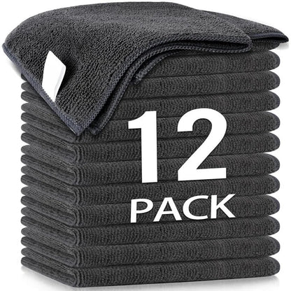 Thickened Microfiber Cleaning Cloths – Lint-Free Reusable Absorbent Towels for Car, Window & Home Cleaning
