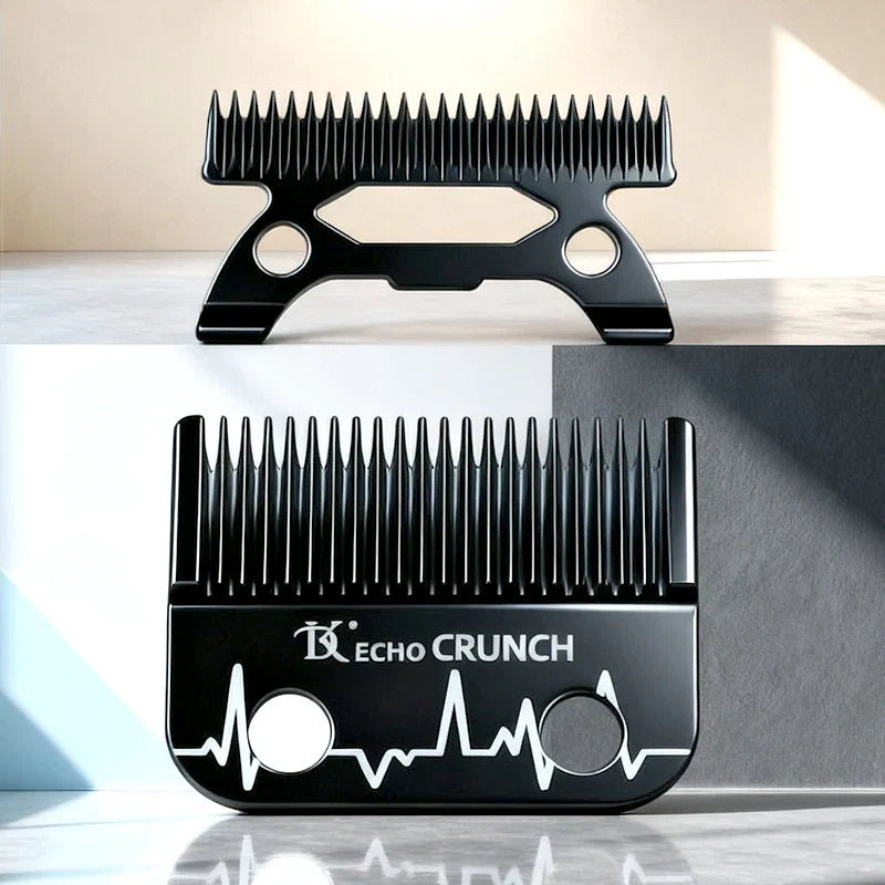 Professional Electric Clipper Replacement Blade - ECHO CRUNCH Compatible Barber Fade Blade