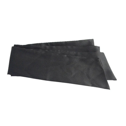 New Ladies' Belt – Burgundy & Black Silk Wide Waist Seal with Long Ice Silk Lace, Soft Fashion Accessories Belt