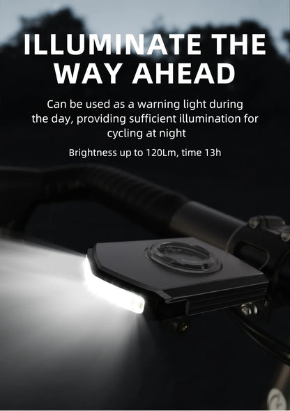 CYCLAMI RVL01 Bicycle Front Light – IPX6 Waterproof, Type-C Charging Cycling Headlight for XOSS IGS Computer