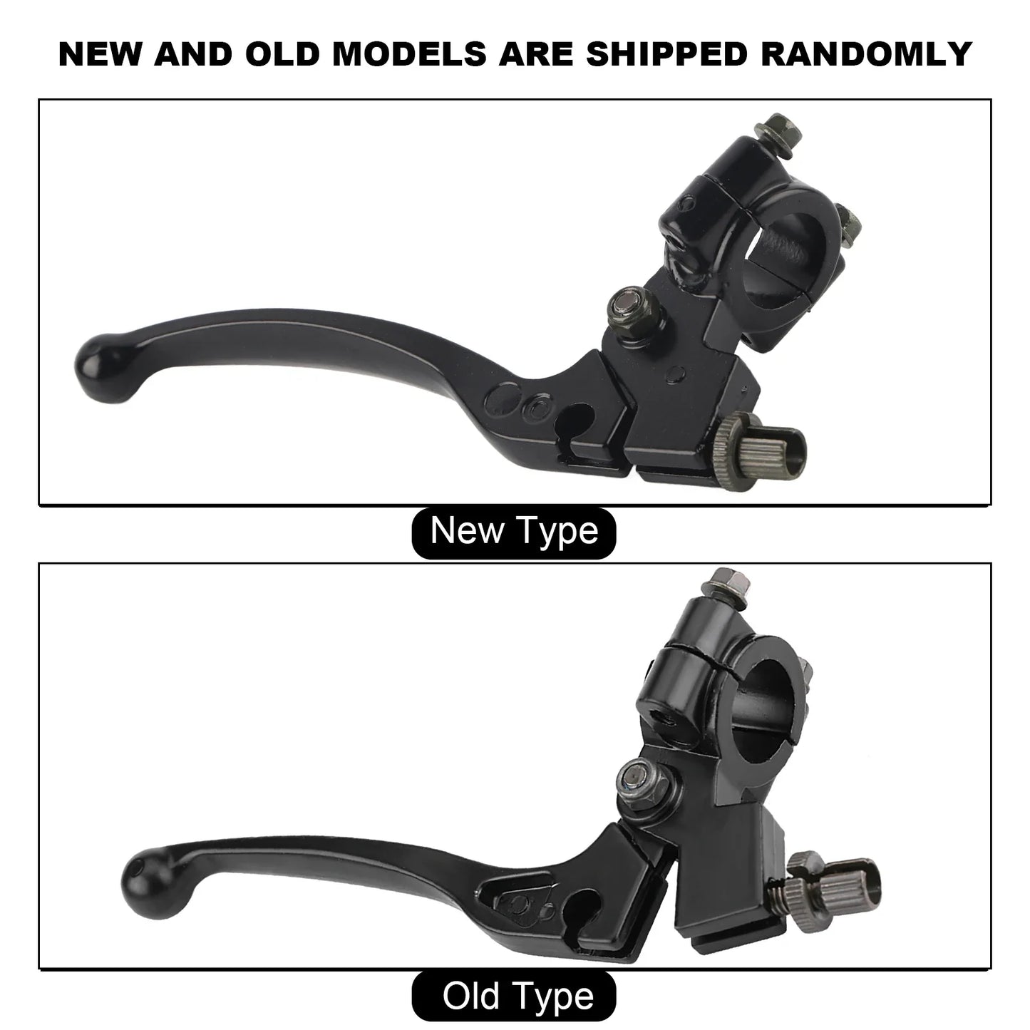 22mm Folding Clutch Lever with Perch — Motorcycle Handle Replacement for 50CC–125CC Dirt Pit Bike