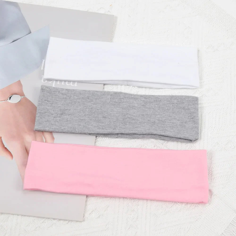 Fashion Elastic Sports Headbands – Women’s Stretch Hair Bands for Running, Yoga, Fitness & Makeup Hair Accessories