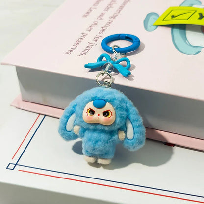 Kawaii Plush Keychain – Cute Aesthetic Bag Charm for Women, Wedding & Party Gifts