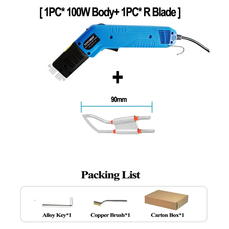 Air-Cooled Electric Heating Knife – Fabric, Webbing, Ribbon, and Nylon Rope Cutter Hot Knife Tool