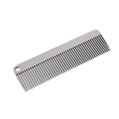 Small Titanium Alloy Portable Comb – Outdoor Camping Keychain Tool & Accessories