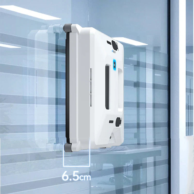 Smart Robot Window Cleaner with Sprayer | High Suction | Remote Control | Window & Wall Washing Appliance