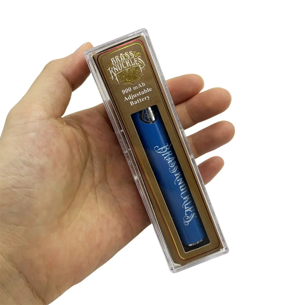Brass Knuckles 900mAh Electric Soldering Iron – Portable 510 Thread Welding Pen with Bottom Charging