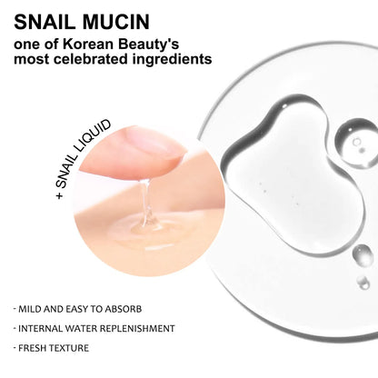 100ml 92% Snail Soothing Facial Essence – Hydrating & Moisturizing Multi-Action Face Serum