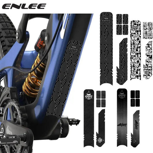 ENLEE Bicycle Frame Protection Sticker – Removable Anti-Scratch Tape for MTB Down Tube, Cycling Accessories