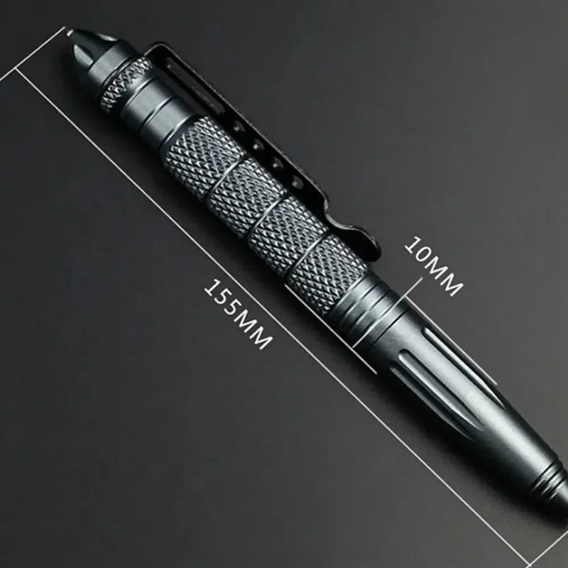 Military Tactical Pen — Multifunction Aluminum Survival & Emergency Glass Breaker