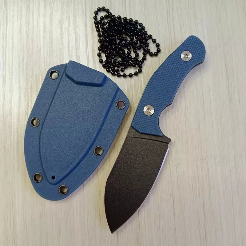 High Hardness Fixed Blade Knife - Portable Outdoor Camping Survival Knife with Sheath