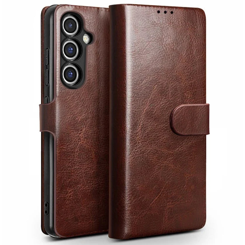 Samsung Galaxy A17–A16–A15–A14–A56–A55–A54–A36–A35–A34–A26–A25–A24 Phone Case - PU Leather Flip Wallet Cover with Card Slots