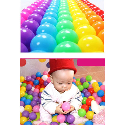50/100PCS Eco-Friendly Soft Water Balls – 5.5cm Ocean Wave Pool Stress Balls for Kids Outdoor Play & Ball Pit Fun