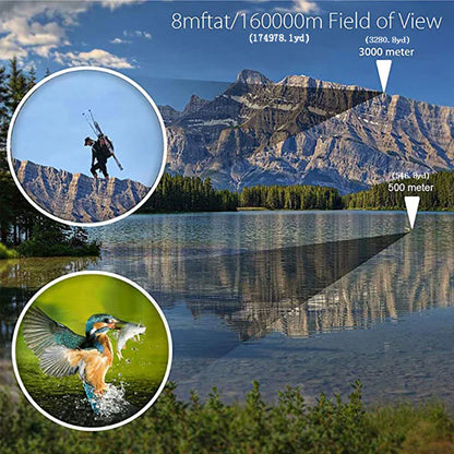 80X80 High Magnification Binoculars – Professional HD Portable Binoculars for Hunting, Outdoor, and Camping Trips