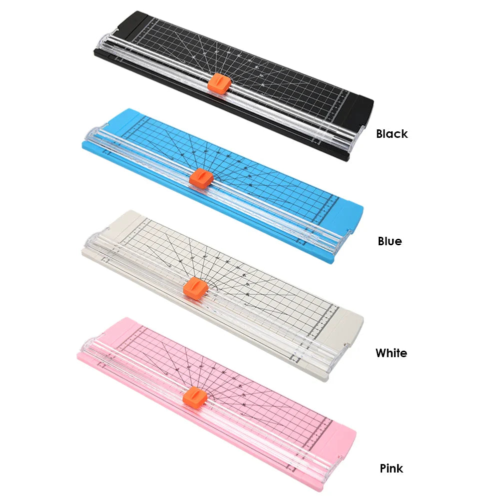 A4/A5 Paper Cutting Guillotine – Lightweight Paper Cutter with Pull-Out Ruler for Photos & Scrapbooking