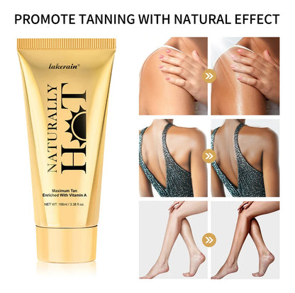 AG Hot Tanning Cream — Long-Lasting Bronzer for Smooth, Non-Sticky Skin, Suitable for All Skin Types