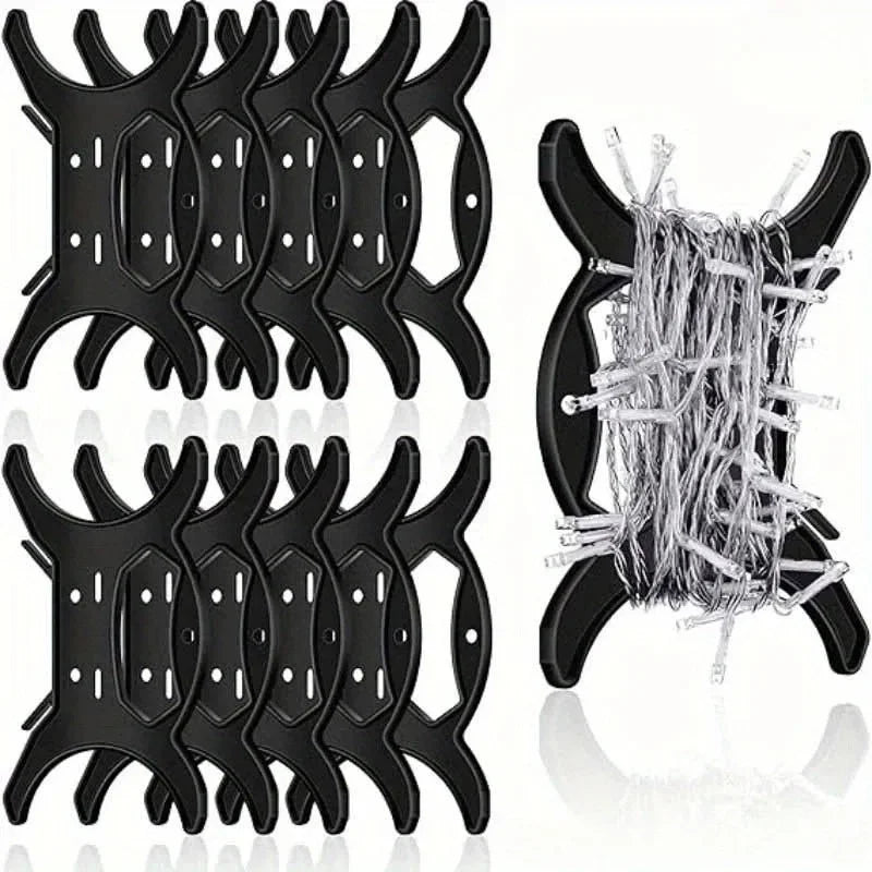 Christmas Light Storage Organizer — 1/5/10PCS Filament Winding Reel & Extension Cord Rack for Easy Line Storage