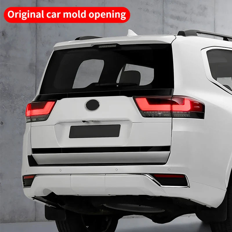 2021-2024 Toyota Land Cruiser 300 Tailgate Trim – Stainless Steel Interior Upgrade LC300 Accessories