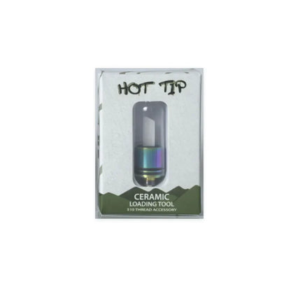 14mm Hot Knife Tip Ceramic Heating Tool – 510 Thread Preheat Cutting Tip with Light (1–5 Piece Set)