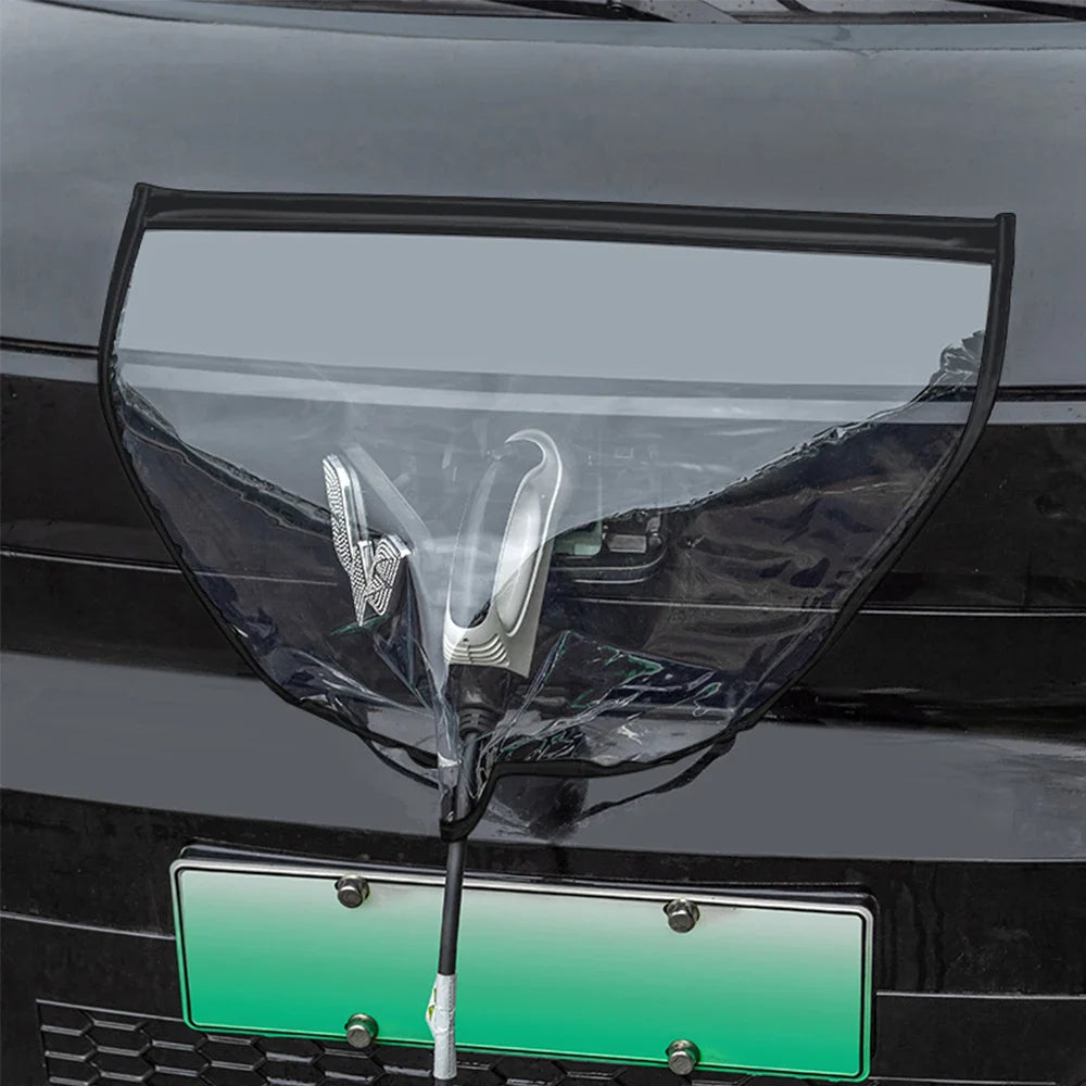 Electric Vehicle Charger Port Cover – Rainproof and Dustproof Outdoor Protection for Tesla Model 3/Y Sedan SUV Car Accessories