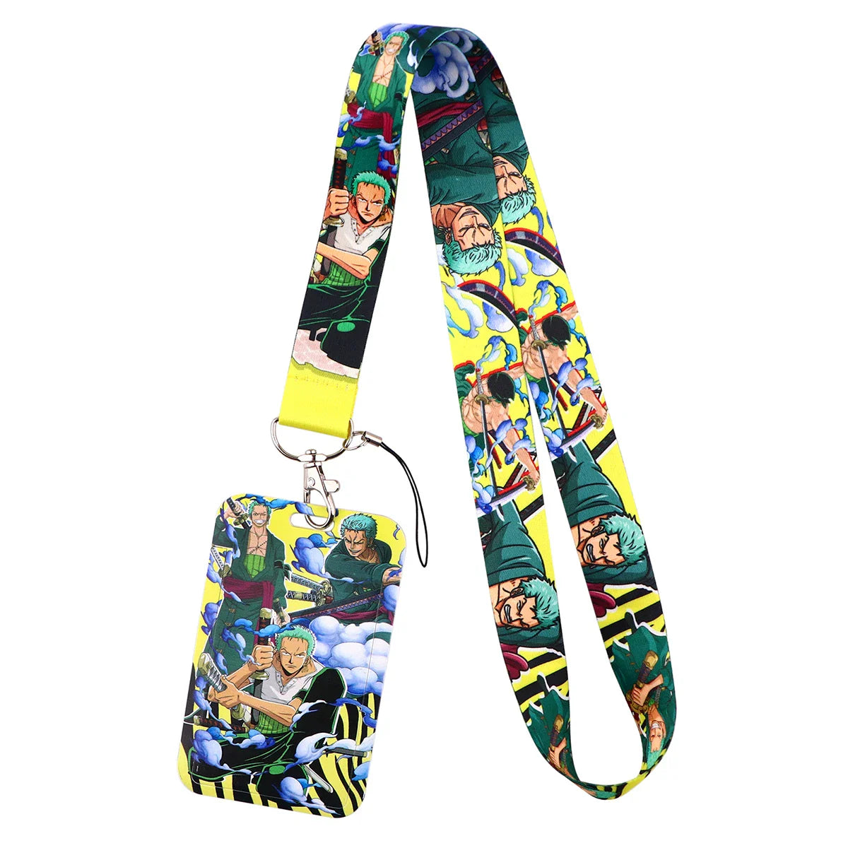 Japan Anime Zoro Neck Strap Lanyard – Keychain, ID Card, USB Badge Holder, Cute Gym Rope Gift