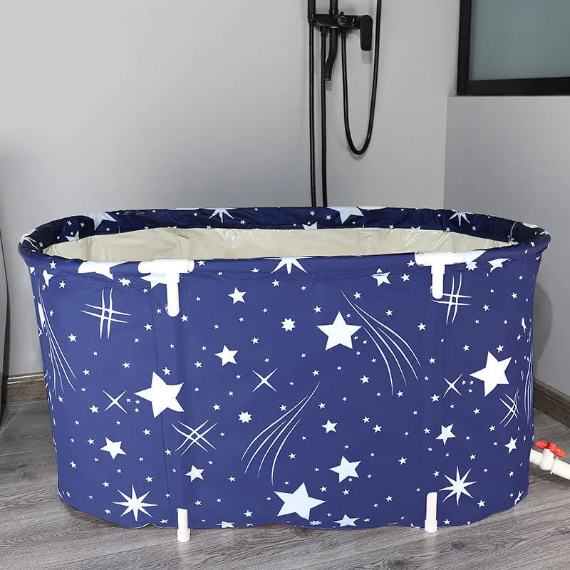 Foldable Portable Bath Tub – Ice & Hot Tub for Baby, Pet Bath, Foot Spa, Outdoor Camping & Vehicle-Mounted Use