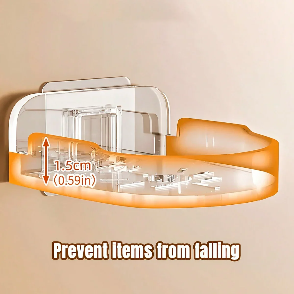 Universal Non-Drilling Wall Mount for CCTV Camera, Durable and Space-Saving Storage Holder