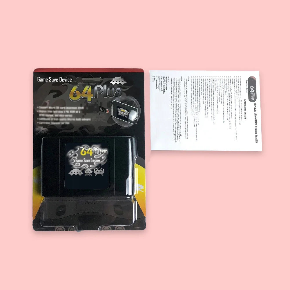 Retro N64 Cartridge 340-in-1 Game — Region-Free USA/JP/EUR for Nintendo 64 with 16GB SD Card