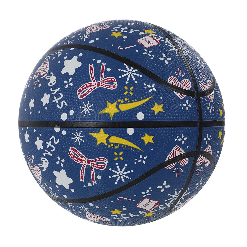 Premium Outdoor Rubber Basketball – Sizes 4/5/6/7 for Training, Adult & Youth Sports, Professional Game Ball