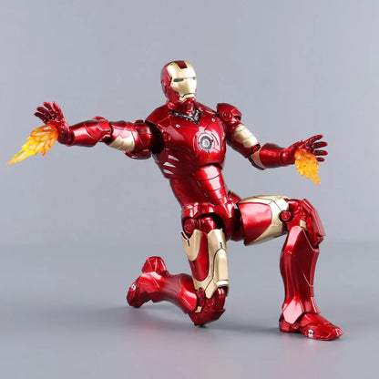 ZD Toys 7" Iron Man Action Figures – Joint Movable MK1 to MK50 Movie Collectible Dolls