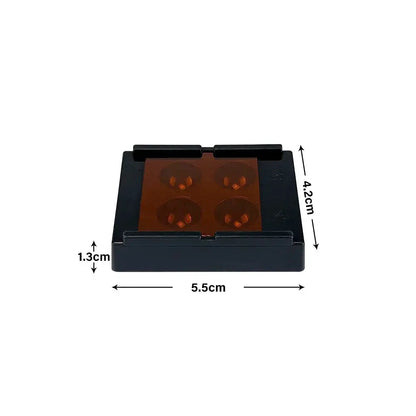Dental Resin Shade Light Box Storage Case – Composite Veneer & Denture Shade Organizer Tool with Protective Hood Box