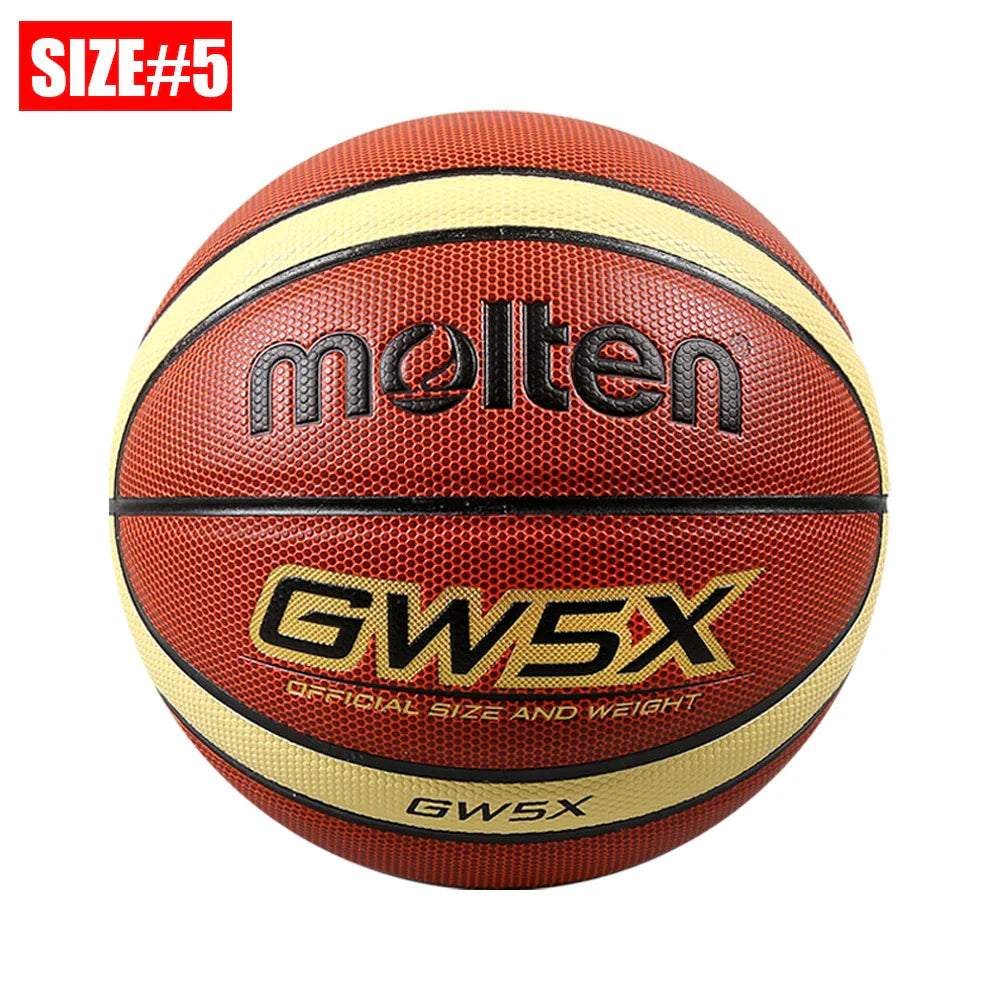 2025 Molten Basketball — Official Size 5/6/7 PU Indoor & Outdoor Ball for Men, Training, Match & Team Games