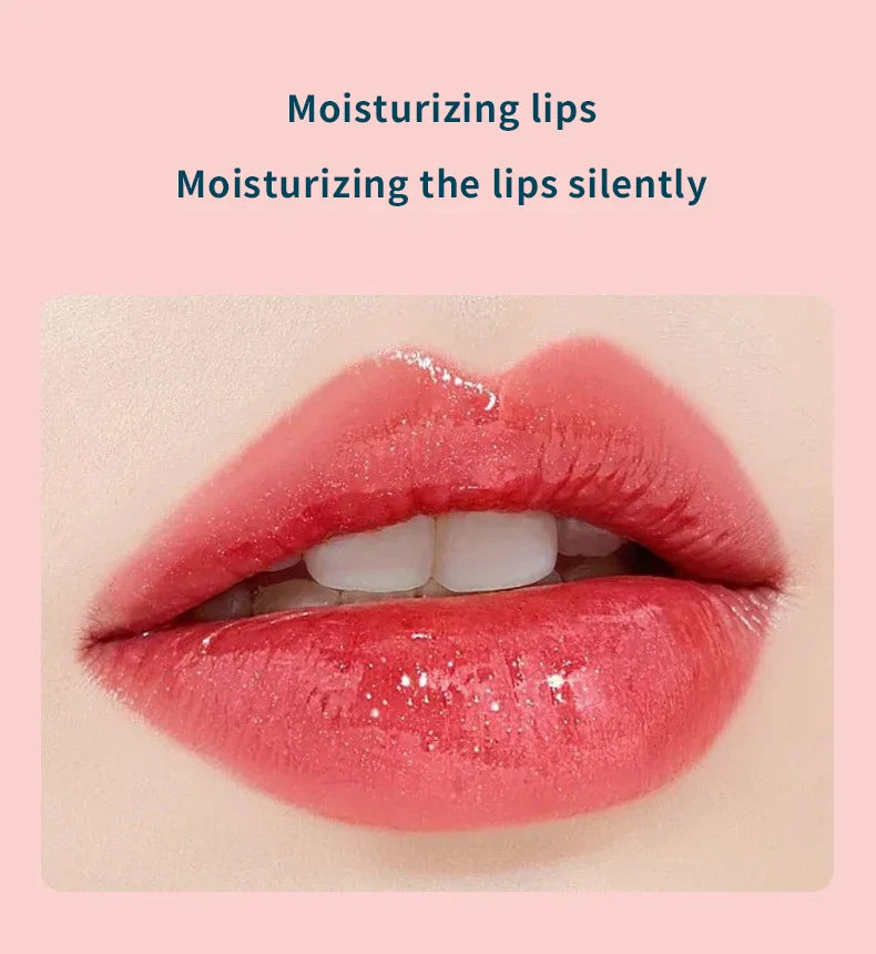 Peach Color-Changing Jelly Lipstick – Moisturizing, Non-Stick Cup Warm Lip Balm