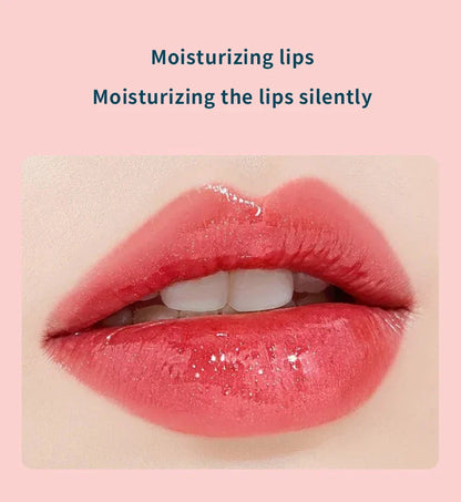 Peach Color-Changing Jelly Lipstick – Moisturizing, Non-Stick Cup Warm Lip Balm