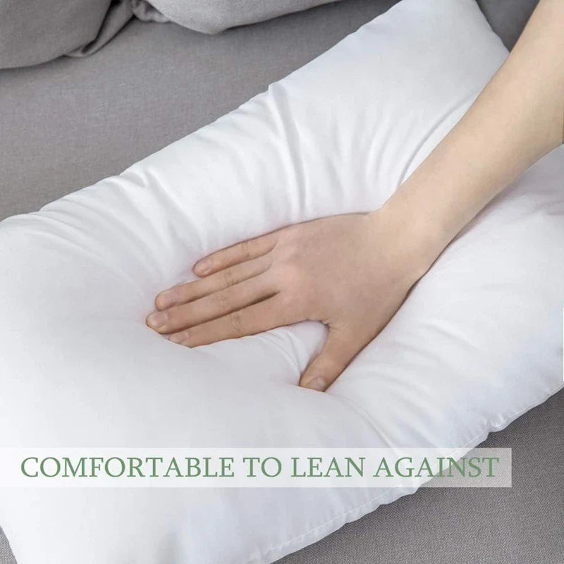 Soft Fluffy Throw Pillow Insert – White Cushion Inner Pad, Plump Stuffer for Decorative Pillows, 30x50cm, 45x45cm, 50x50cm
