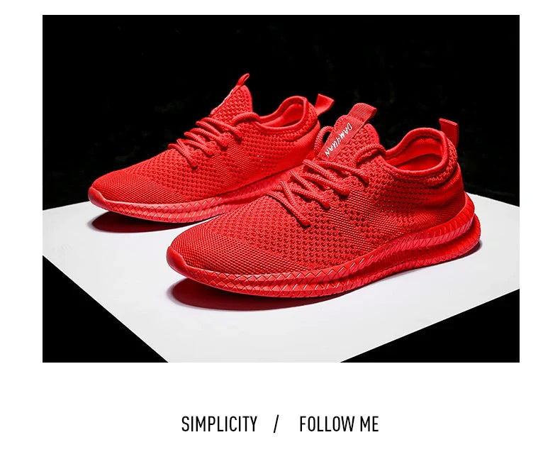 2022 Men’s Sneakers — High-Quality Breathable Gym & Casual Walking Shoes, Lightweight Plus-Size Footwear Zapatillas Hombre