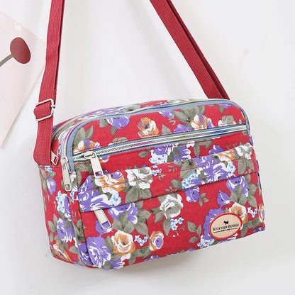 Women’s Canvas Tote Bag – Large Capacity Handbag, Messenger & Shoulder Bag for Commuting and Travel