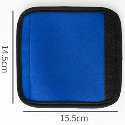 Neoprene Luggage Handle Wrap - Comfortable Grip Identifier and Protective Cover for Suitcase and Stroller