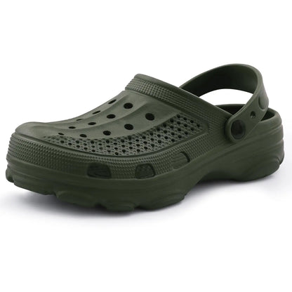 Comwarm Men’s Clogs Slippers – Breathable Non-Slip Garden & Beach Sandals for Indoor Outdoor Casual Wear