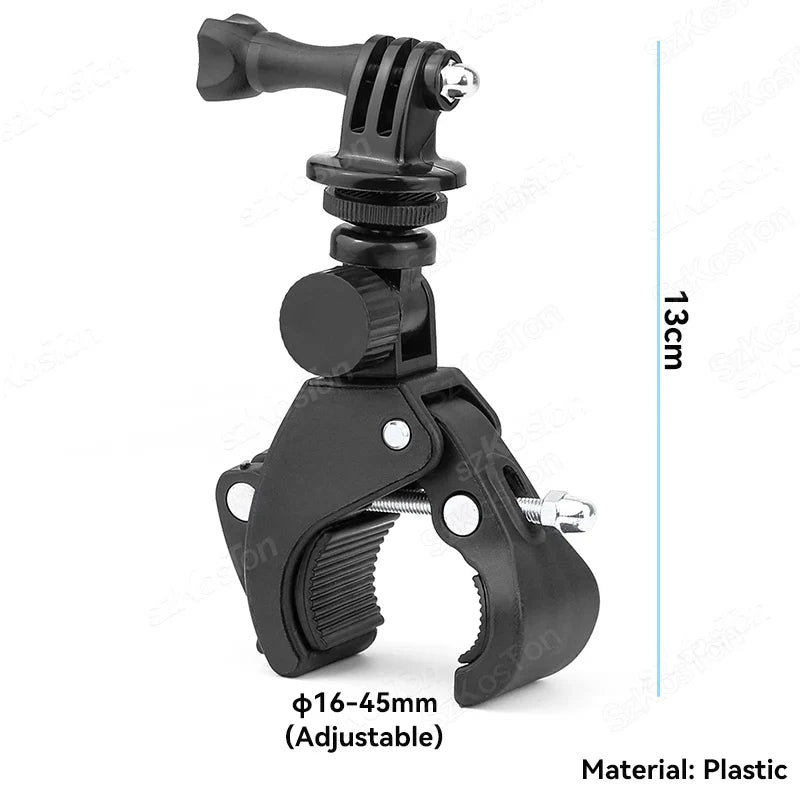 Selfie Stick Monopod Handlebar Mount – Compatible with Insta360 X4/X3/X2, GoPro 8-13 & DJI for Bicycle & Motorcycle