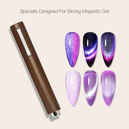 Cat Eye Nail Magnetic Stick – Heart-Shaped Magnet Tool for UV Gel Polish & Manicure Design