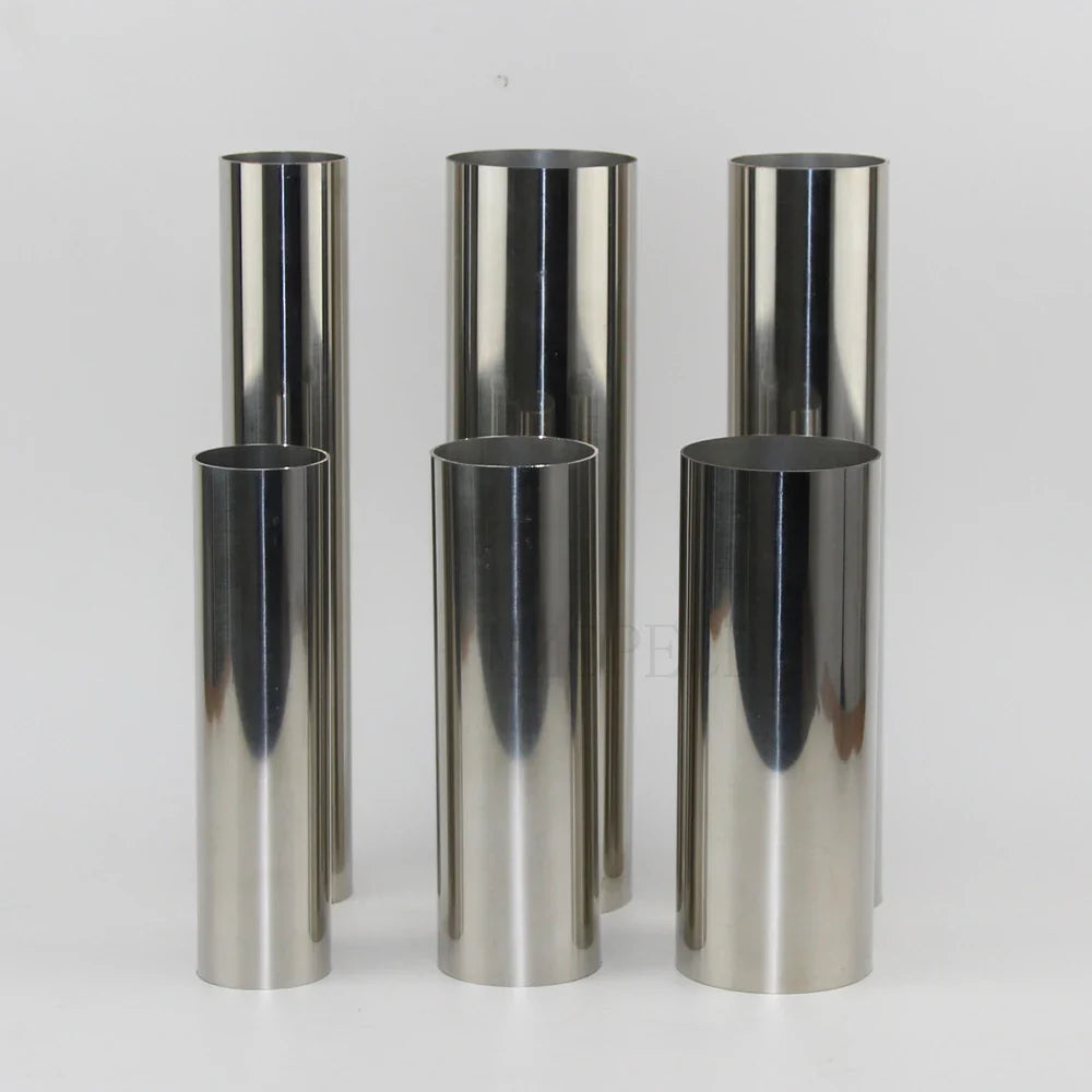 304 Stainless Steel Exhaust Pipe Connector Tube – 1.2mm Thick Muffler Connection Pipe (32–89mm Diameter) for Automotive Use