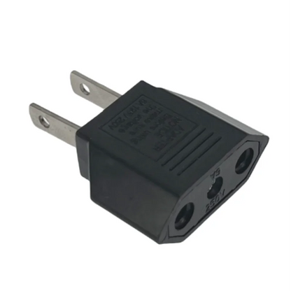 Mini Power Plug Adapter - Converts CN, UK, EU to US, AU - Suitable for America, Russia, Australia, Korea Travel - 4.0mm/4.8mm, 6A 125V