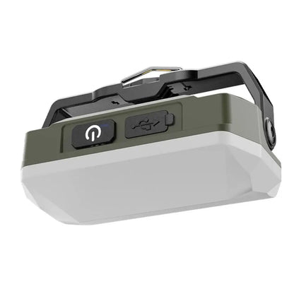 Portable LED Camping Lantern - Waterproof Battery-Powered Flood Light for Hiking, Fishing & Outdoor Use