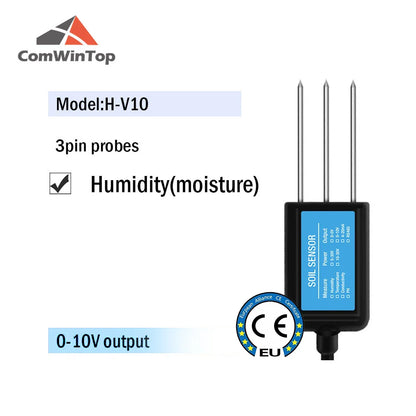 7-in-1 Soil Moisture, Temperature, Humidity, EC, pH & NPK Sensor with RS485, 4-20mA or 0-5V Output