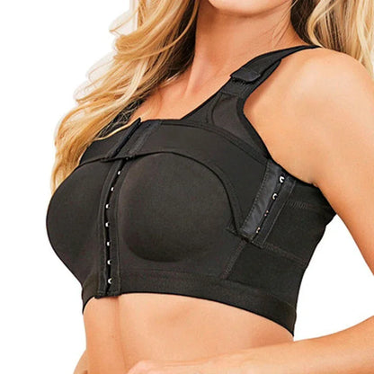 Guudia Front Hook Post-Surgery Bra – Wireless Mastectomy Recovery Bra with Front Closure & Adjustable Straps for Everyday Comfort