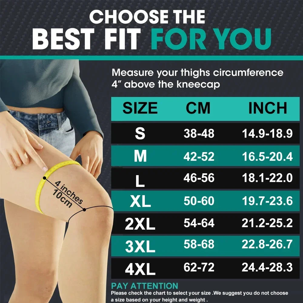 Thigh High 20-32 mmHg Toeless Compression Socks – Circulation Support for Men & Women with Silicone Dot Band