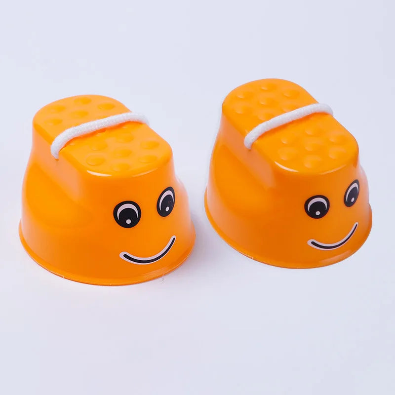 Plastic Walker Stilt Shoes — Balance Training Toy for Kids, Outdoor Fun & Kindergarten Learning Aids