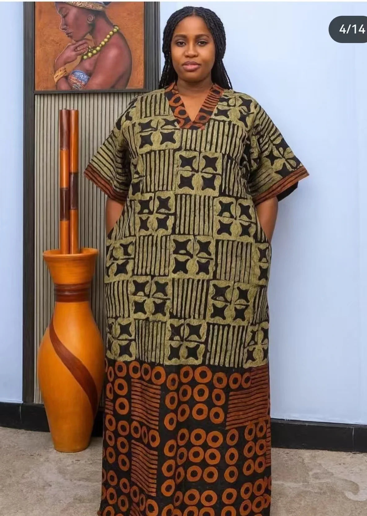 2026 Plus Size African Dress for Women - Traditional Dashiki Ankara Gown, Abaya, Muslim Kaftan & Maxi Robe